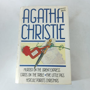 Murder on the Orient Express / Cards on the Table / Five Little Pigs / Hercule Poirot's Christmas by Agatha Christie (Hardcover)