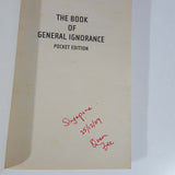 The Book of General Ignorance by Lloyd & Mitchinson