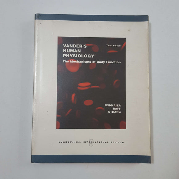Vander's Human Physiology: The Mechanisms of Body Function by Widmaier, Raff & Strang