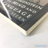 Wittgenstein on Mind and Language by David G. Stern