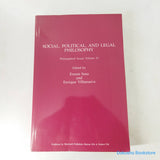 Social, Political, and Legal Philosophy (Volume 11) by Ernest Sosa
